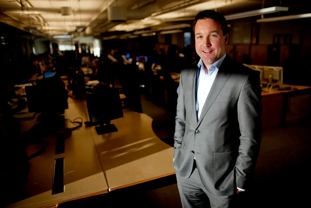Tidligere senior kredittanalytiker Henrik Blymke i SEB blir del av et firspann som etablerer et nytt ratingbyrå for norsk selskapsgjeld. Foto: Øyvind Elvsborg