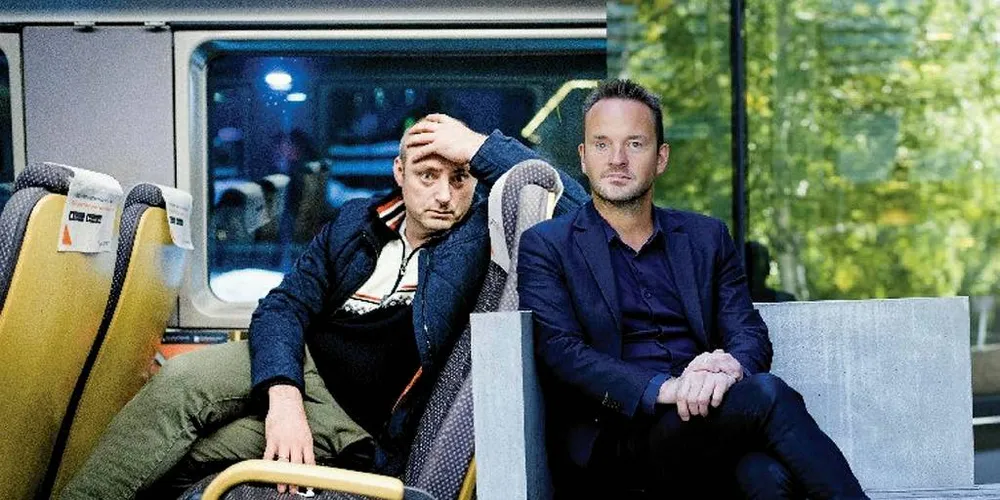 DRØMMER: Robert Eriksson (t.v.) og Geir-Ove Ystmark drømmer om å flagge hjem arbeidsplasser. Men hvor realistisk er det?