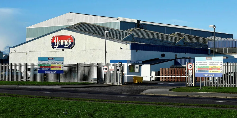 The Young's Seafood factory in Fraserburgh.