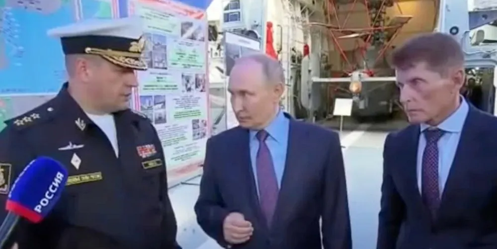 Russian president Vladimir Putin.