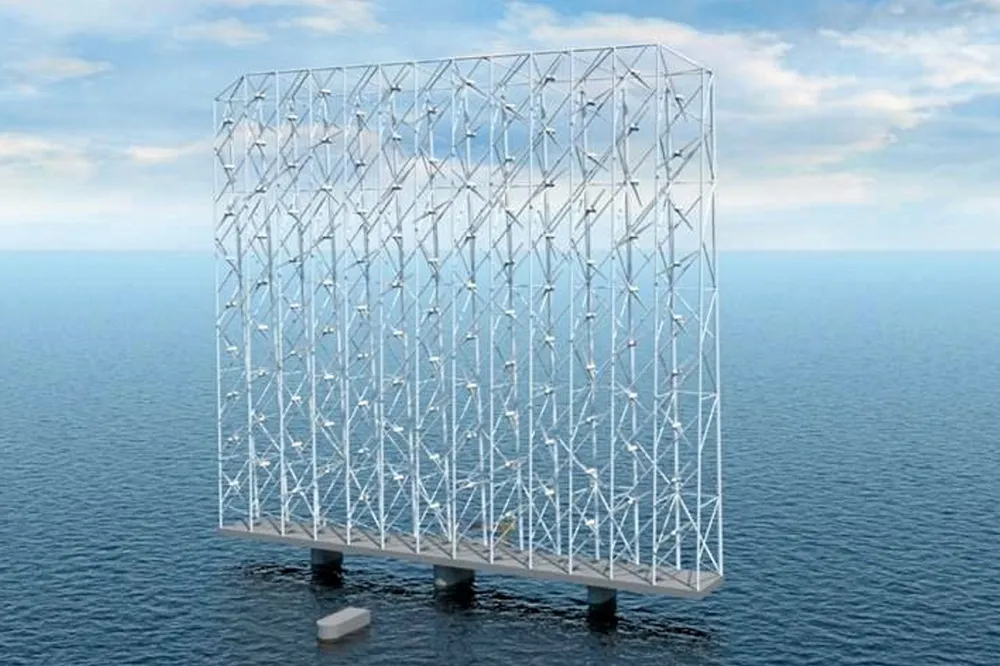 In the frame: an illustration of Wind Catcher Systems' multi-rotor floating wind concept