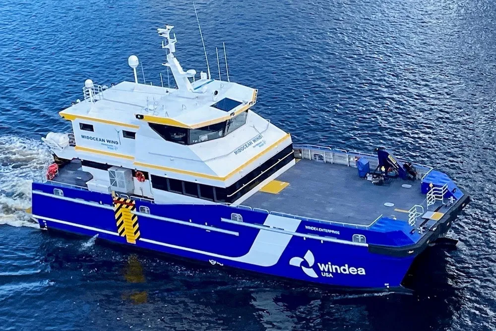 Windea Enterprise . St. John's shipyard's CTV delivered to Windea