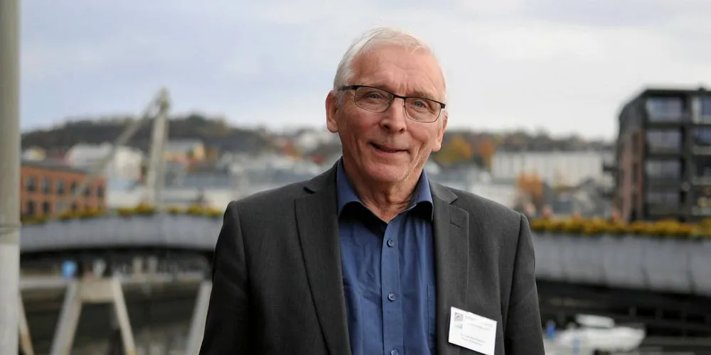 MEDVIND: Arne Pedersen, leder i Norges Kystfiskarlag, deltar på sitt første landsmøte i Norges Fiskarlag. Det siste året har Kystfiskarlaget økt oppslutningen.