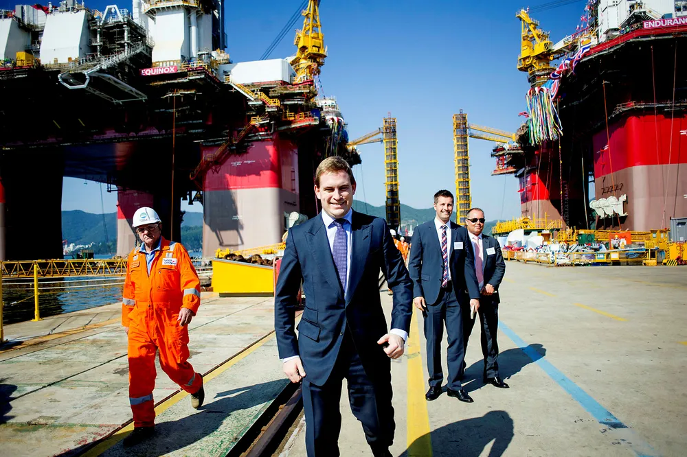 Styreleder Frederik Wilhelm Mohn i Songa Offshore blir største aksjonær i Transocean når riggiganten kjøper Songa Offshore. Foto: Mikaela Berg