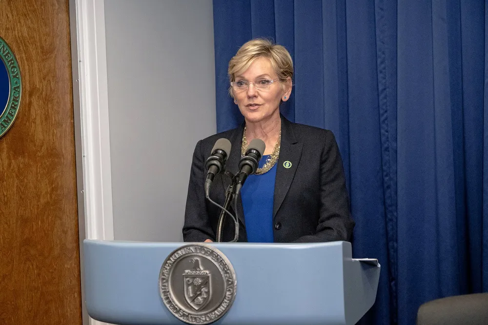 Jennifer Granholm, secretary of state for energy under the Biden administration.