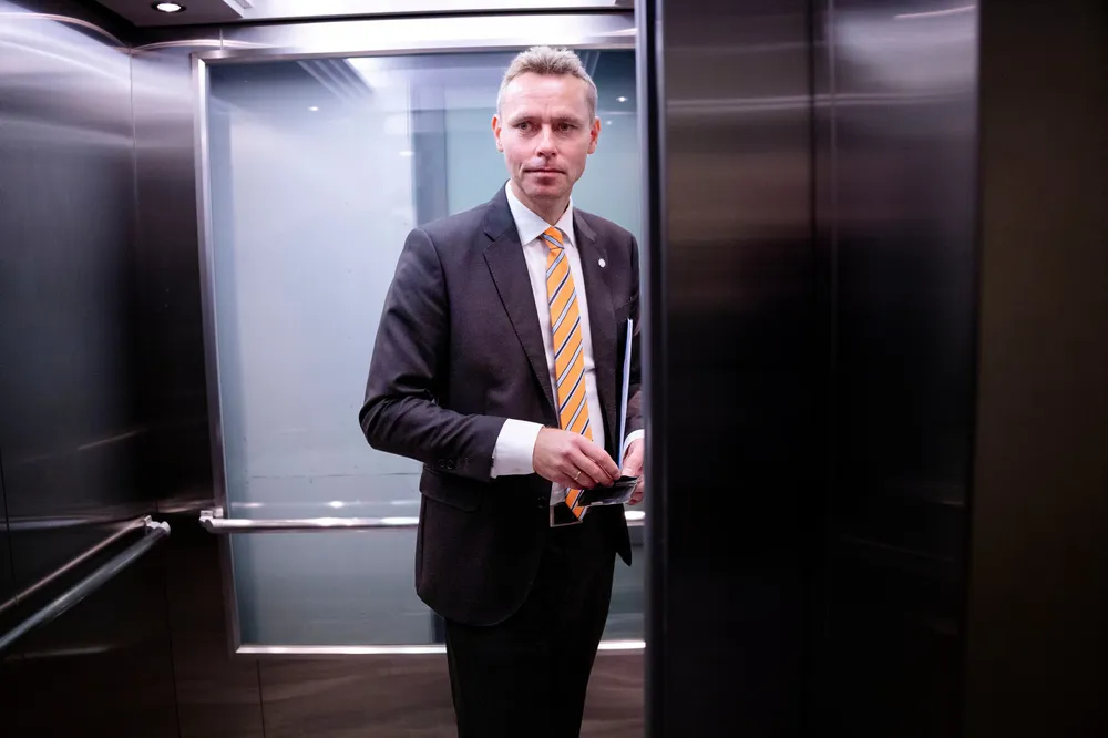 Tidligere statsråd Ola Borten Moe (Sp) slår et slag for norsk hjelp til bygging av kjernekraftverk i Sverige.
