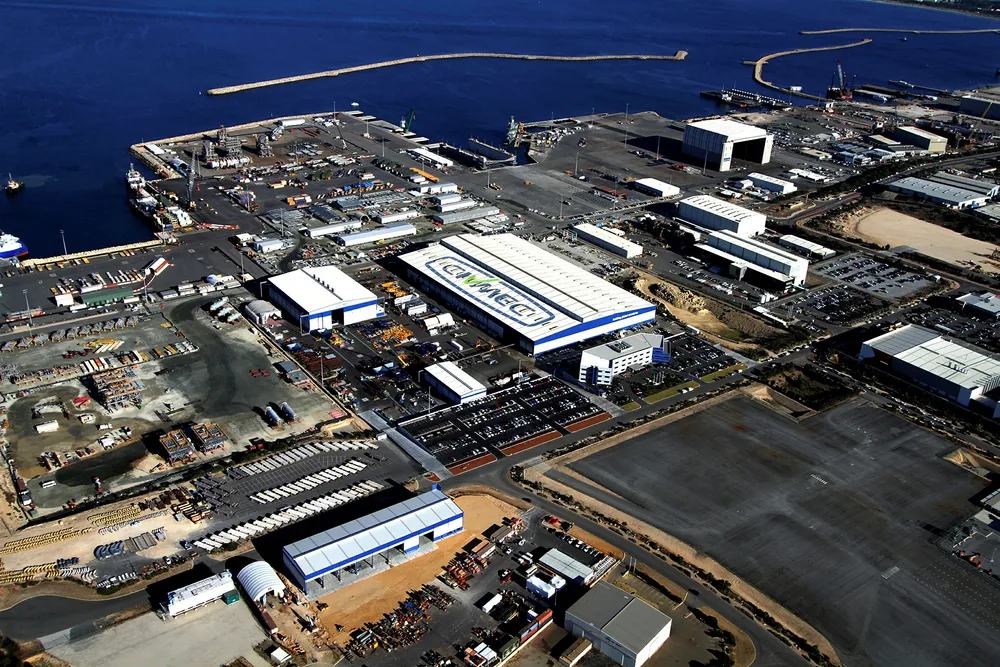 Civmec's fabrication yard: at the AMC complex in Henderson, Western Australia