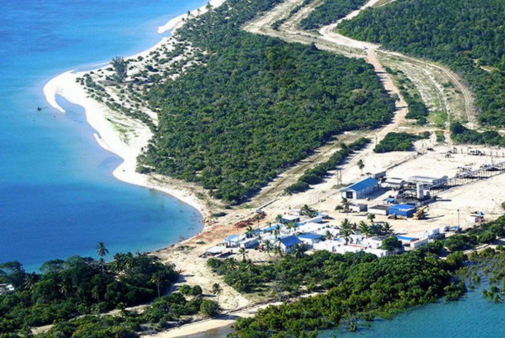 Maurel & Prom's Mnazi Bay gas field in Tanzania.