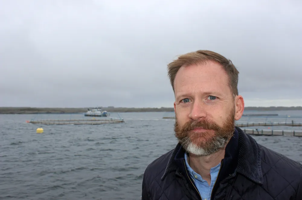 Ola Helge Hjetland, communications director at Mowi.