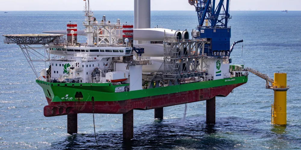 DEME's Sea Challenger installation vessel