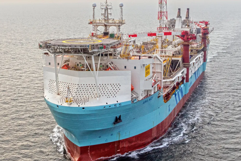 The Aoka Mizu FPSO is working on the Lancaster field