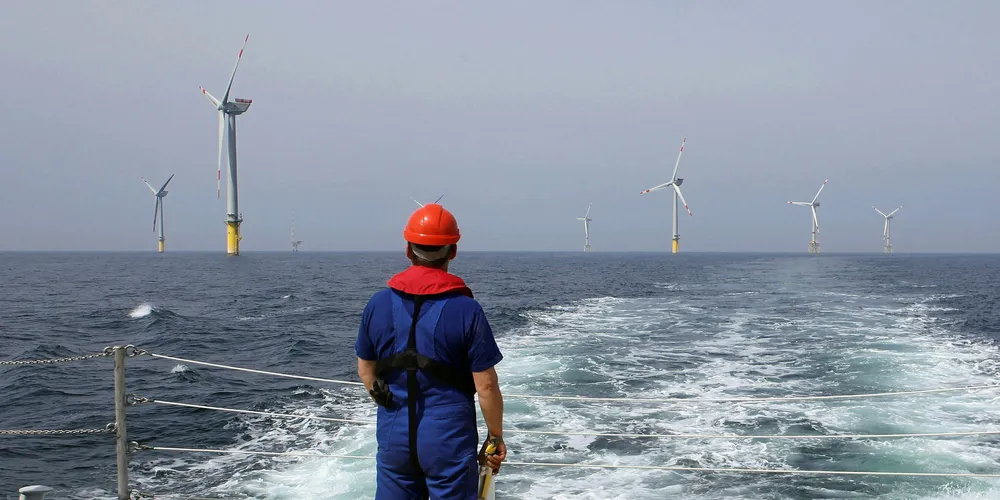 The plant would collect offshore wind from the North Sea.