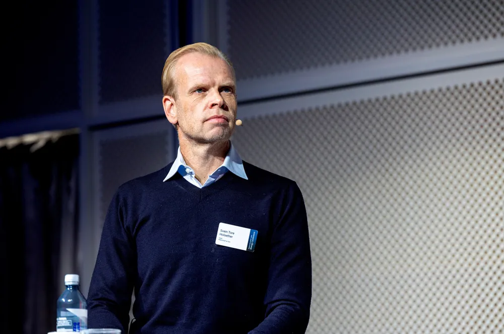 Konsernsjef i Yara og NHOs president Svein Tore Holsether.