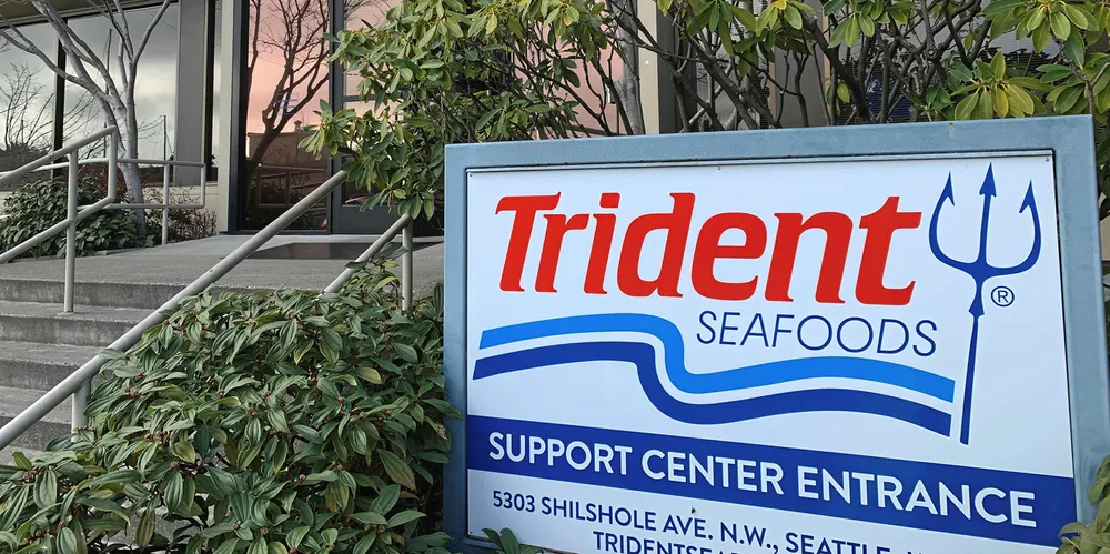 Trident Seafoods' offices in Seattle, Washington. The company reported cases of coronavirus at is Washington locations, and has rolled out stringent new rules to mitigate the spread in Alaska.