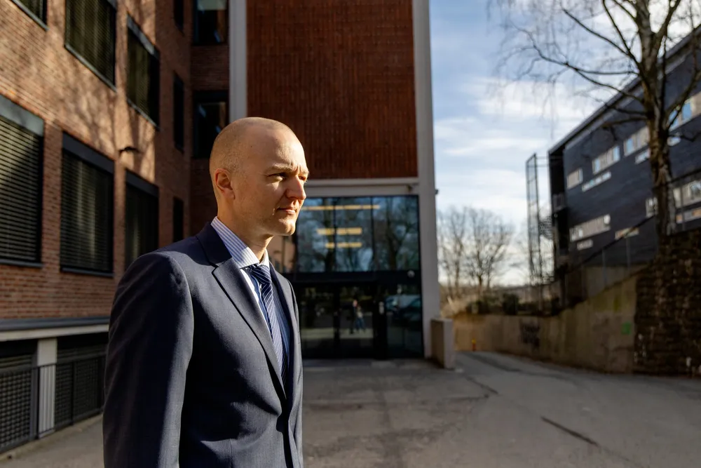 SSB-prognoser tre år frem i tid. SSBs forskningsleder Thomas von Brasch.