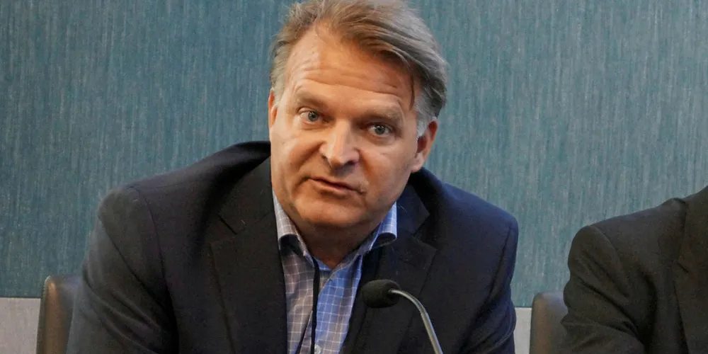 Erik Heim, president of land-based salmon farmer Nordic Aquafarms.