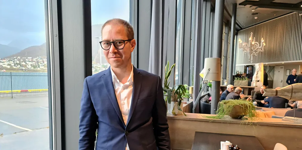Generalsekretær Sverre Johansen i Norges Fiskarlag, her på årsmøtet til Fiskarlaget Nord.