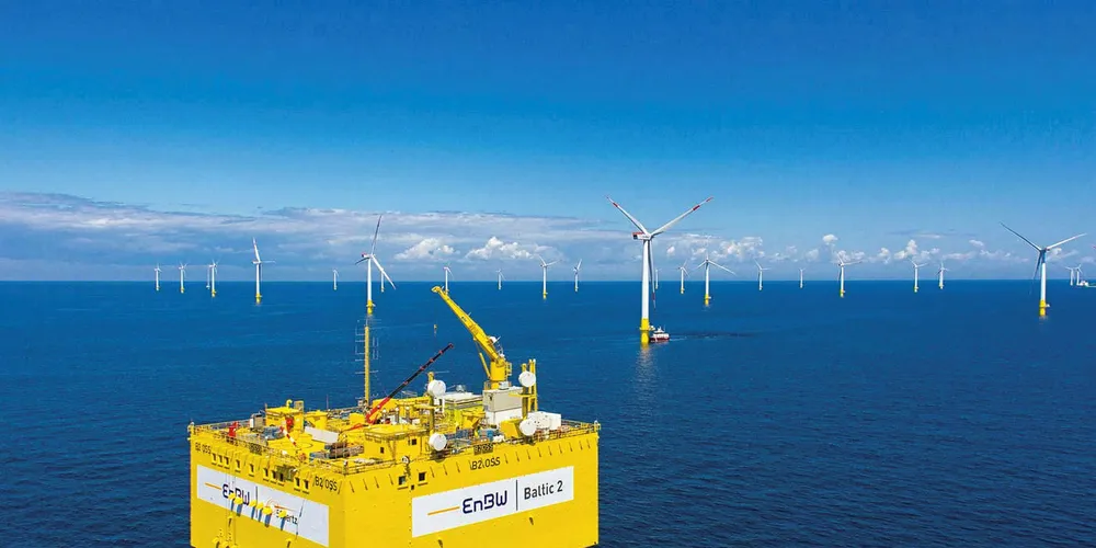 The 288MW EnBW Baltic 2 offshore wind farm