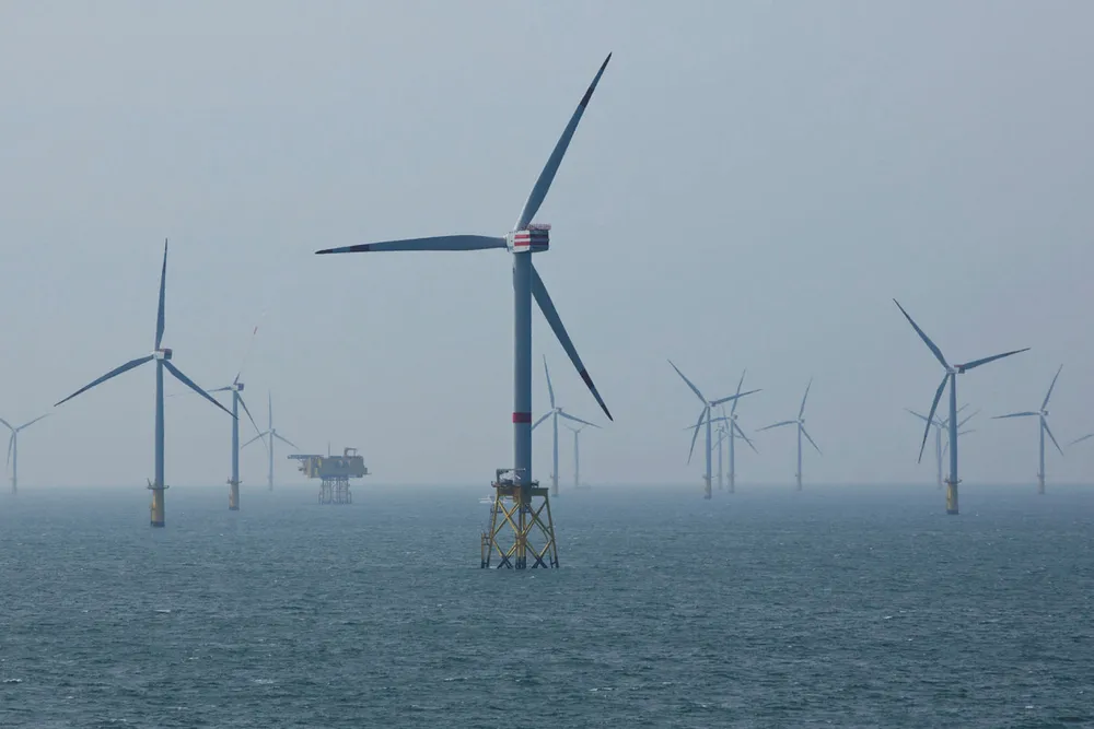 Existing asset: RWE's Nordsee Ost wind farm off Germany