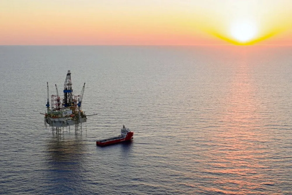 Previous drilling: the jack-up Noble Tom Prosser at the Dorado-2 appraisal well.