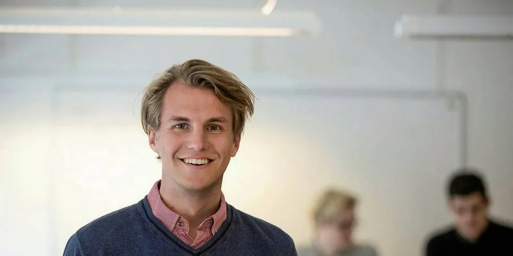 Sondre Myrberg har sommerjobb hos Atea i Trondheim.Foto: Wil Lee-Wright for Atea AS.
