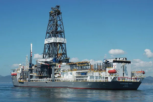 On the move: drillship Discoverer India