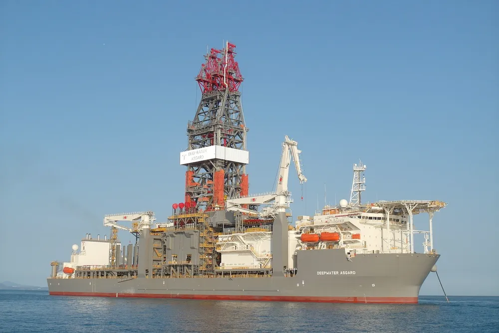 Deepwater Asgard: Set to tackle new Tiber well