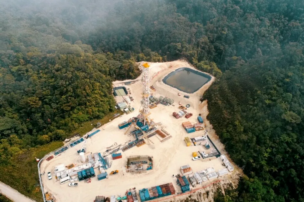 Those were the days: Oil Search exploration drilling at the Gobe field in December 2019