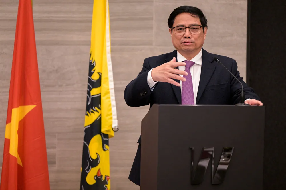 Petroleum push: Vietnam Prime Minister Pham Minh Chinh.