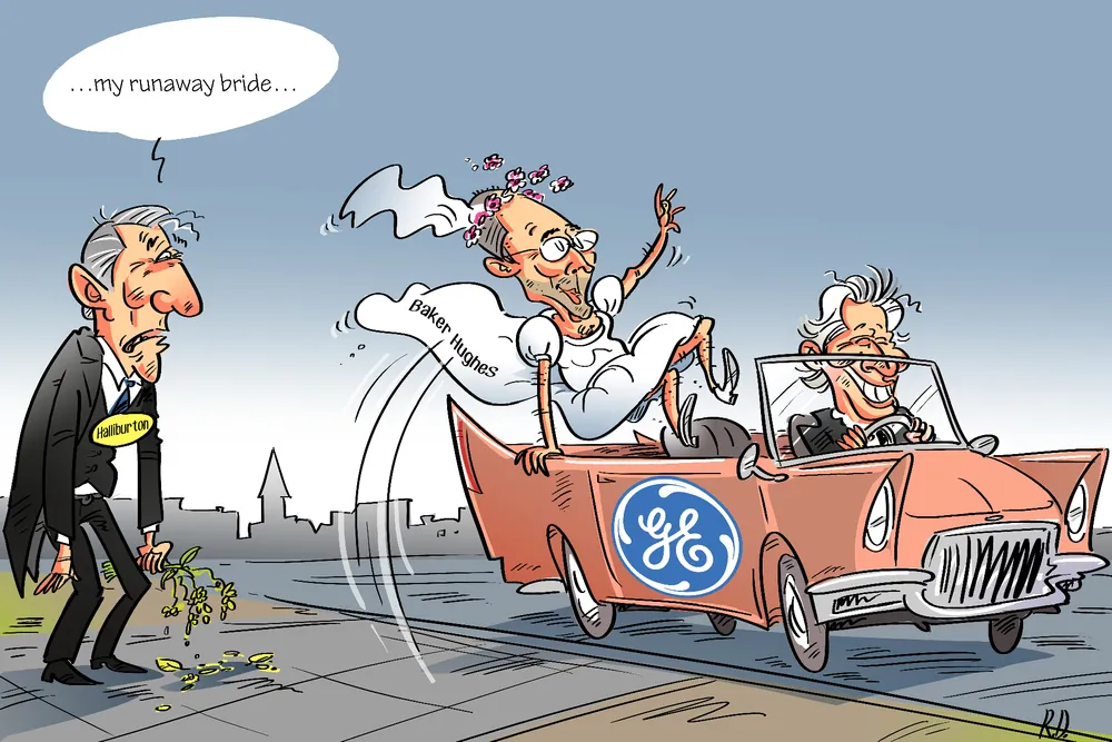 Left at the altar: GE swoops for Baker Hughes after Halliburton's heart is broken