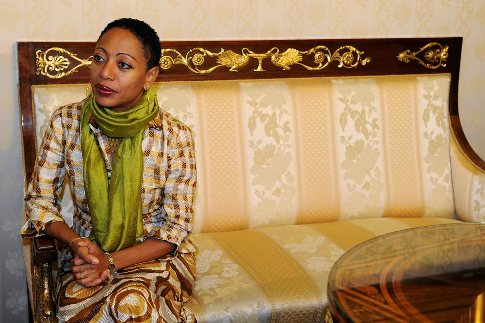 I 2011 ble Samia Nkrumah den første forkvinnen i farens parti CPP. Partiet sliter i dag med oppslutningen i Ghana. Bildet er tatt i Milan samme år. Foto: Pier Marco Tacca/Getty Images