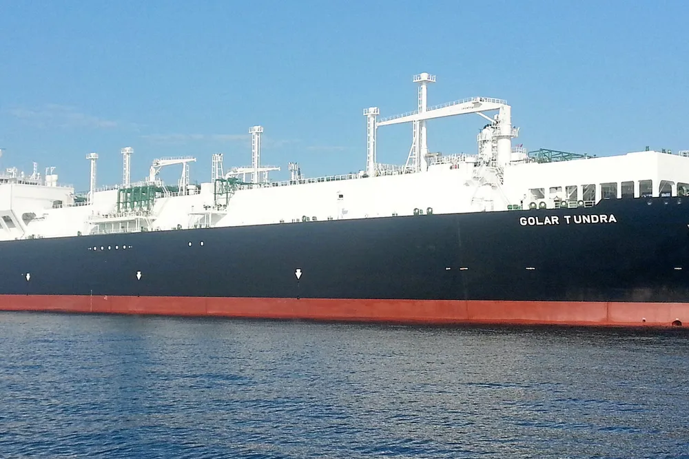 Sold: the 170,000 cubic metre capacity Golar Tundra
