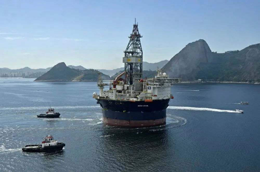 Challenging campaign: the Seadrill semi-submersible rig Sevan Brasil was used to drill the Sagitario well near the mapped Lebre pre-salt location
