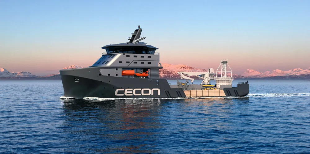 NSK Ship Design sitt kabelutleggingsfartøy NSK 6255.