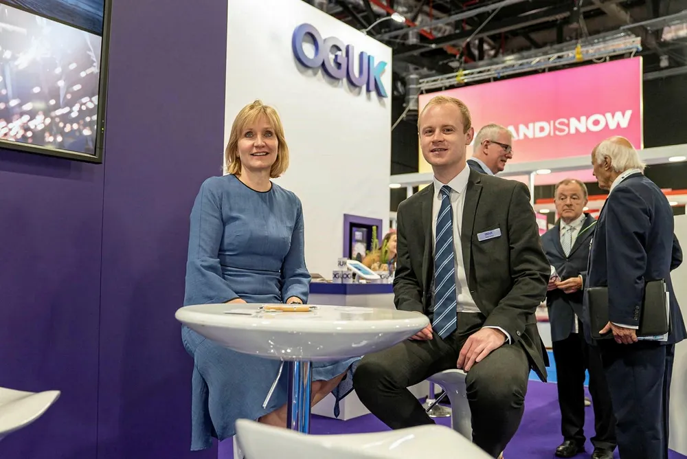 Roadmap: OGUK chief executive Deirdre Michie (left) and Ross Dornan, author of the trade body's annual economic report