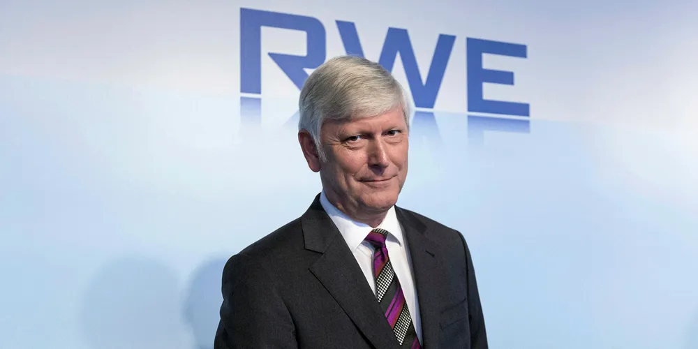 RWE CEO Rolf Martin Schmitz