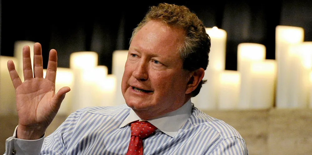 Australian billionaire Andrew 'Twiggy' Forrest