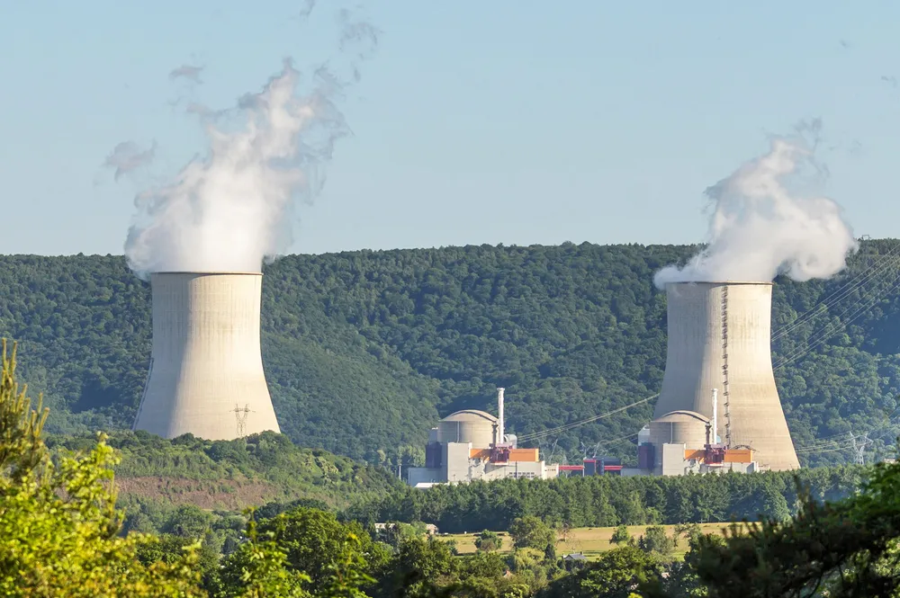 Det franske atomkraftverket Chooz.