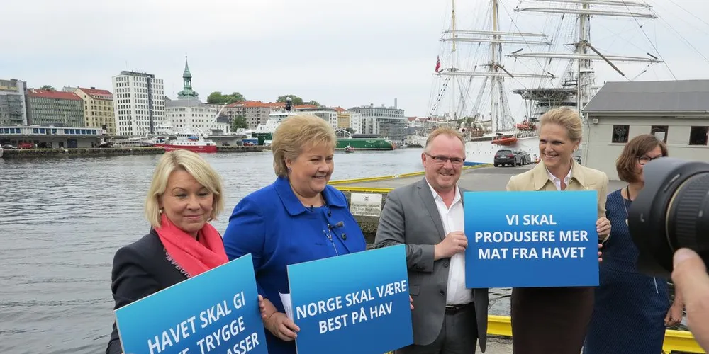 En hjelpeminister for fiskeri som står bak en seniorminister for næring, er ingen god løsning for forvaltningen av havet. Foto: Nils Torsvik