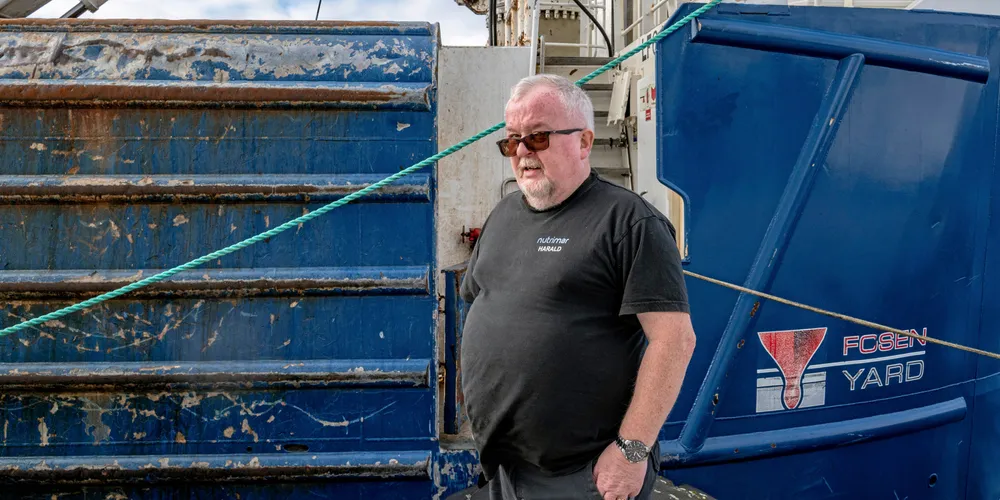 Harald Næss jobber som skipper på taretråleren Nordskag.