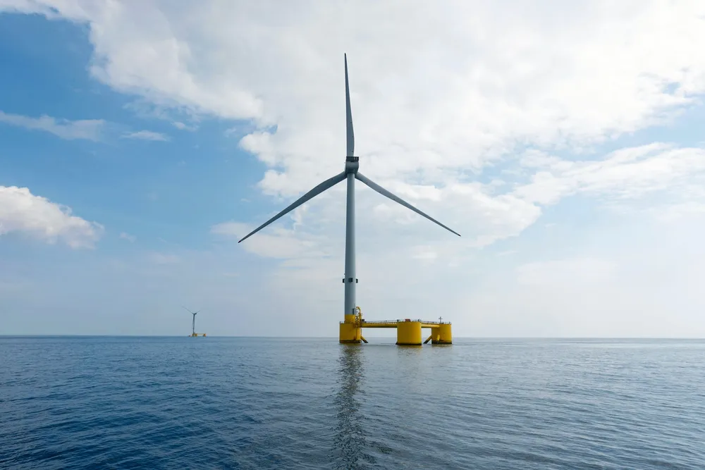 The Kincardine floating wind farm off Scotland. Japan has big ambitions in the sector.