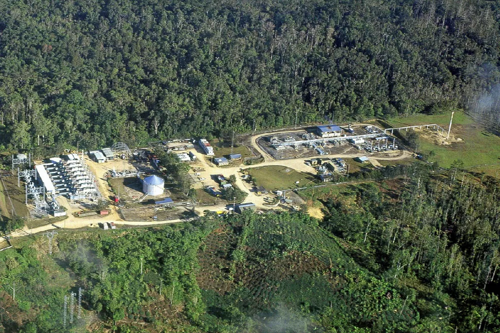 Shut in: part of the Hides field in the Highlands region of Papua New Guinea was damaged by the earthquake in February