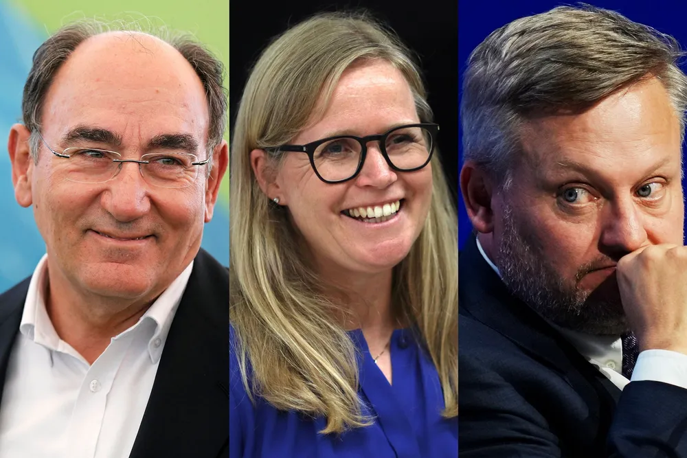 Iberdrola's executive chairman Ignacio Sánchez Galán and the Statkraft CEO Birgitte Ringstad Vartdal are among the renewable power producers that need to speed up their wind capacity. BP's CEO Murray Auchincloss opted to run away from the challenge.