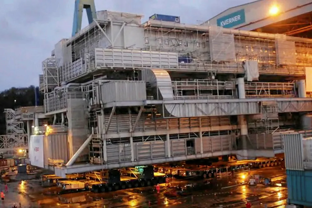 Load-out: Johan Sverdrup living quarters