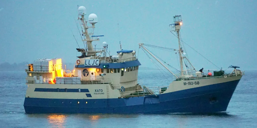 «Kato» var siste båt på hvalfangst i år, og opererte lenge på vestsida av Svalbard.