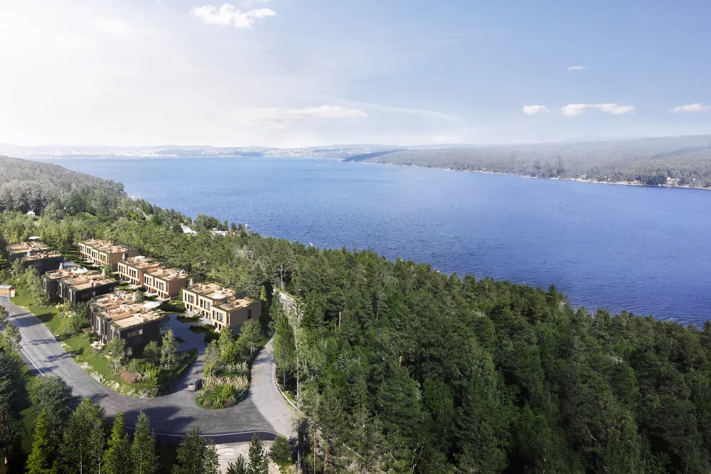 Planene for Bomansvik på Nesodden slik de ble presentert i 2021.