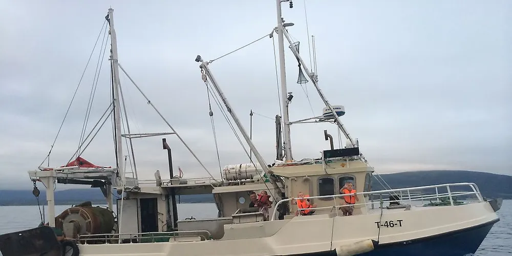 "Tor Werner" fra Oldervik på fisket. Foto: Werner Hansen.