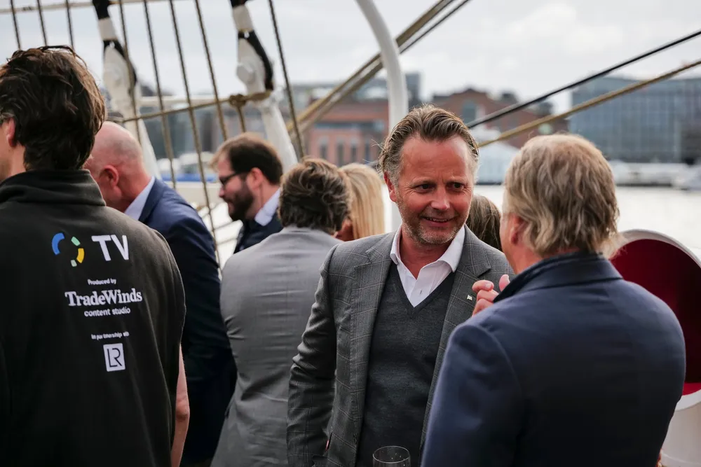Thomas Wilhelmsen, chief executive of Wilh Wilhelmsen, at the TradeWinds party at Nor-Shipping 2025.
