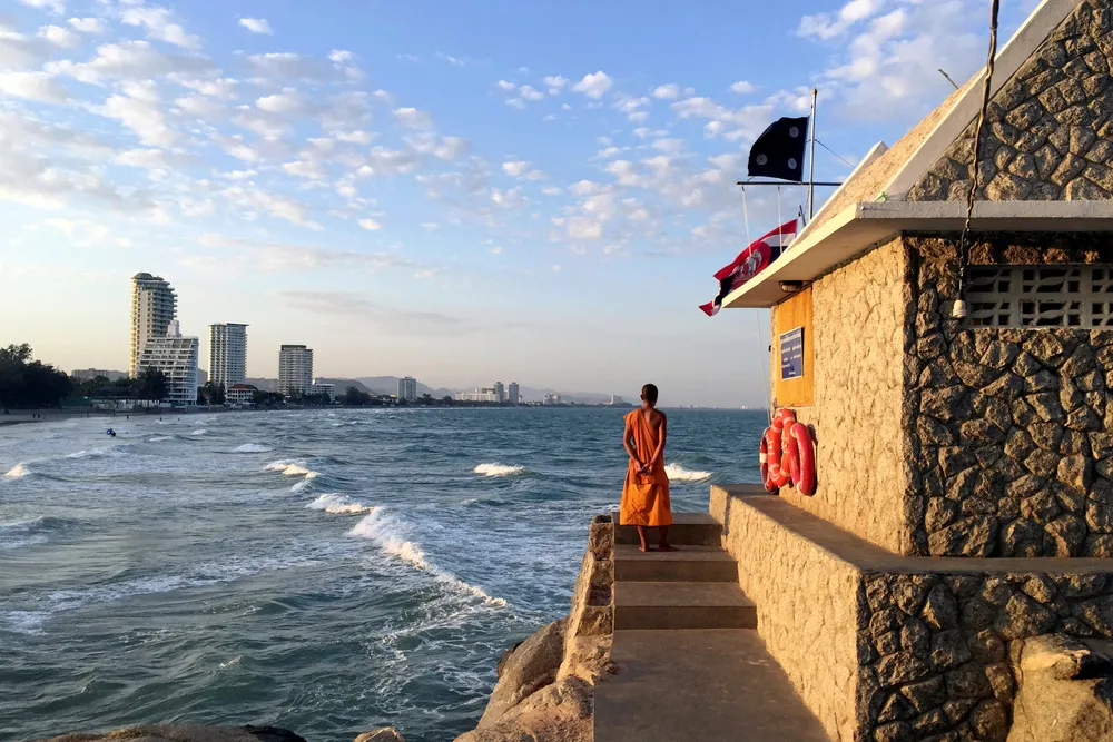 Offshore scenery: in the Thai resort town of Hua Hin, south of the capital Bangkok