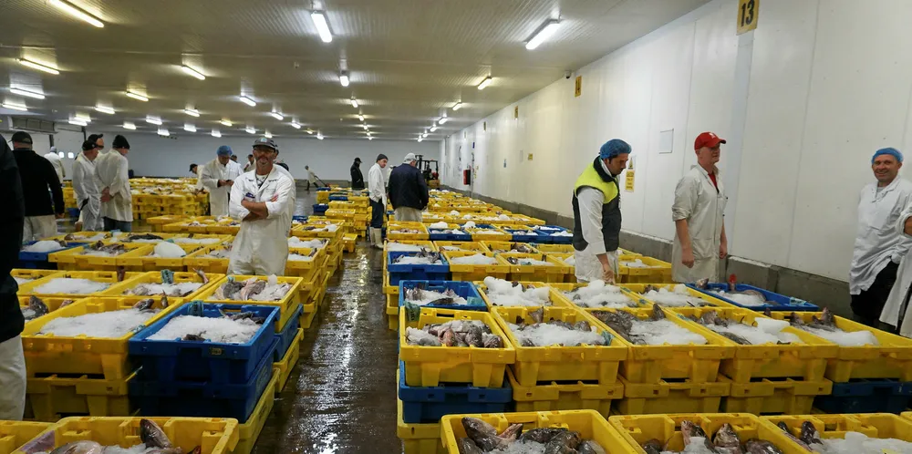 Vessel containers from Iceland were reportedly delayed, leaving Grimsby Fish Market without stock on Monday.